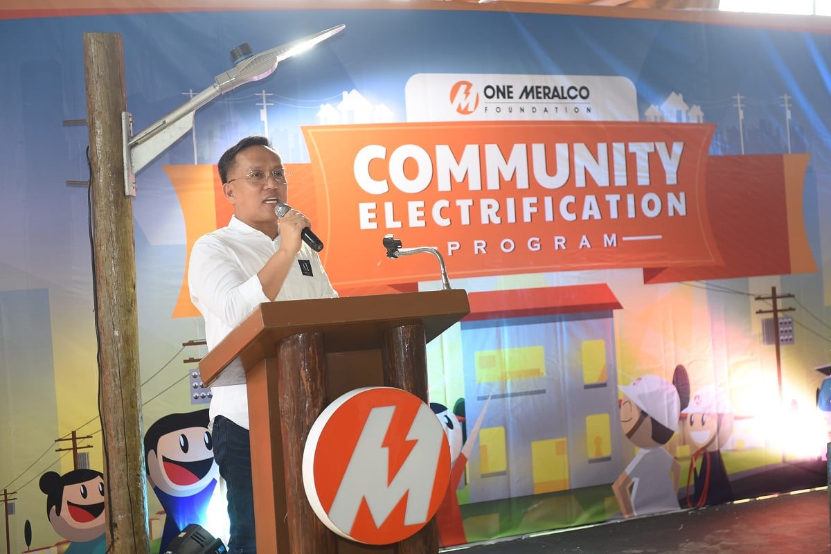 Doña Remedios Trinidad Mayor Ronaldo T. Flores lauds the program that brought stable electricity access to low-income households across seven barangays in the municipality.